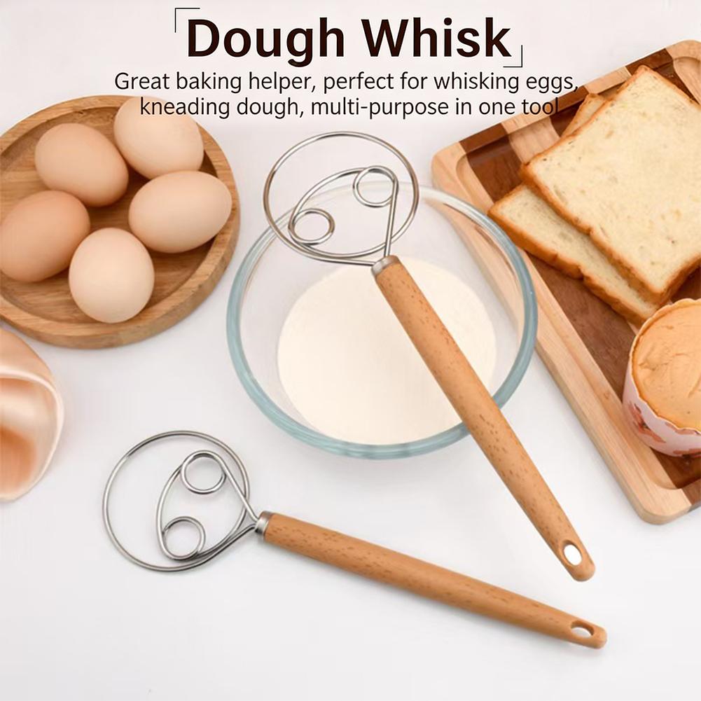 オークハンドル付きデンマーク式生地コイルミキサー、家庭用マニ - Danish Pancake Pan のレビューと価格